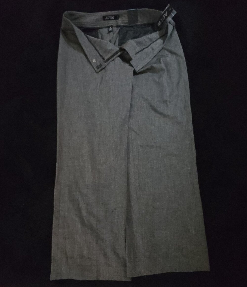 Apt 9 Women's Dress Pants 16 Short Trouser Taupe Micro Pattern Business Casual - Picture 16 of 16